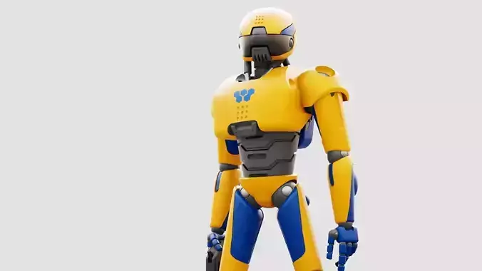 POLICE OFFICER ANDROID  RIGGED