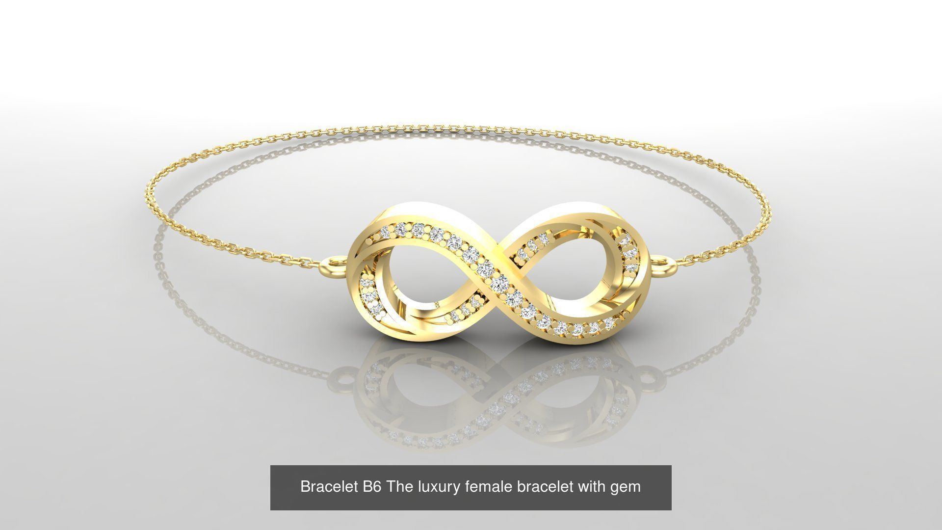 C5 The luxury female bracelet 3D Model Collection_6