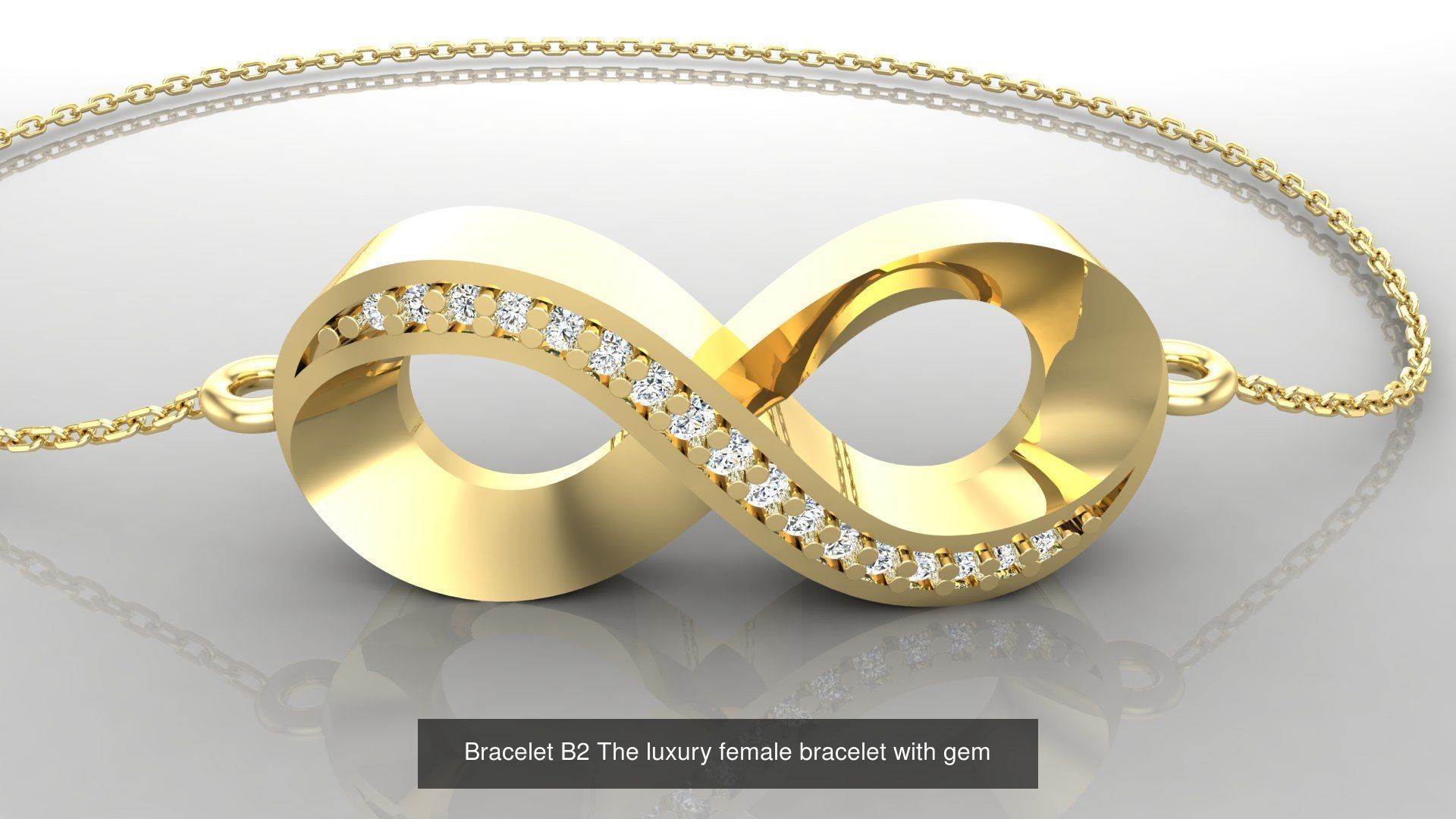 C5 The luxury female bracelet 3D Model Collection_2