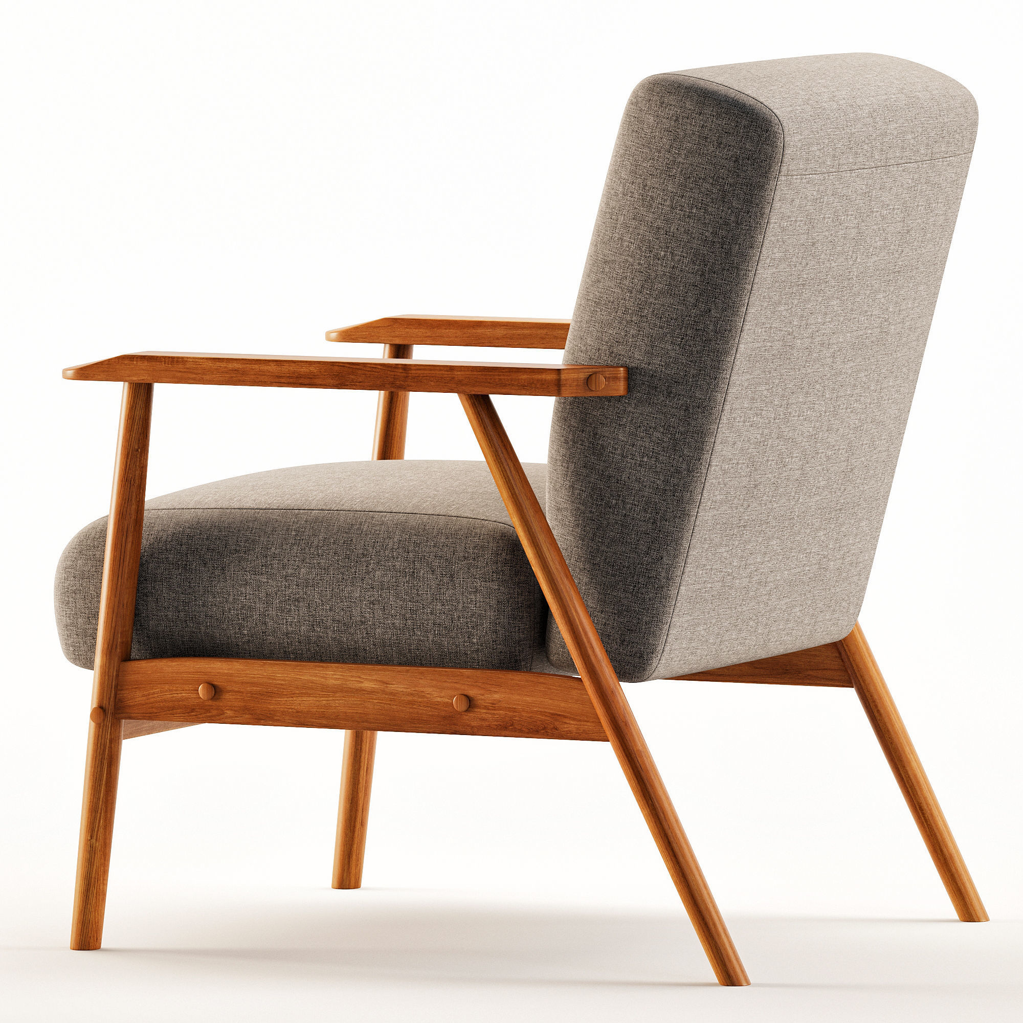 Oskar armchair 3D model_8