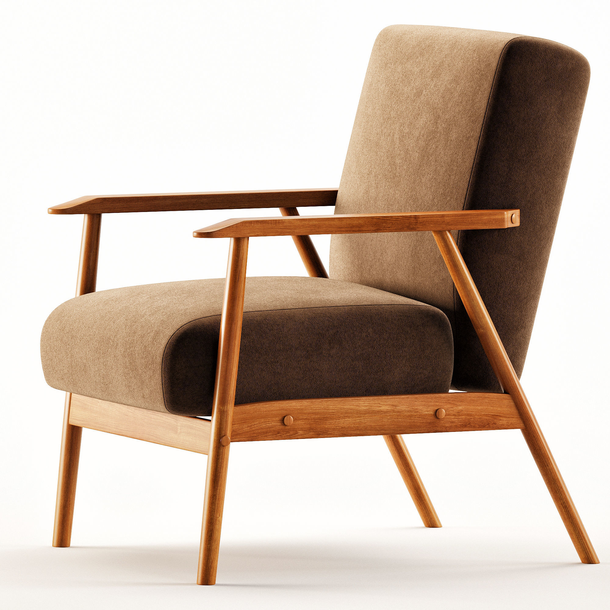 Oskar armchair 3D model_9