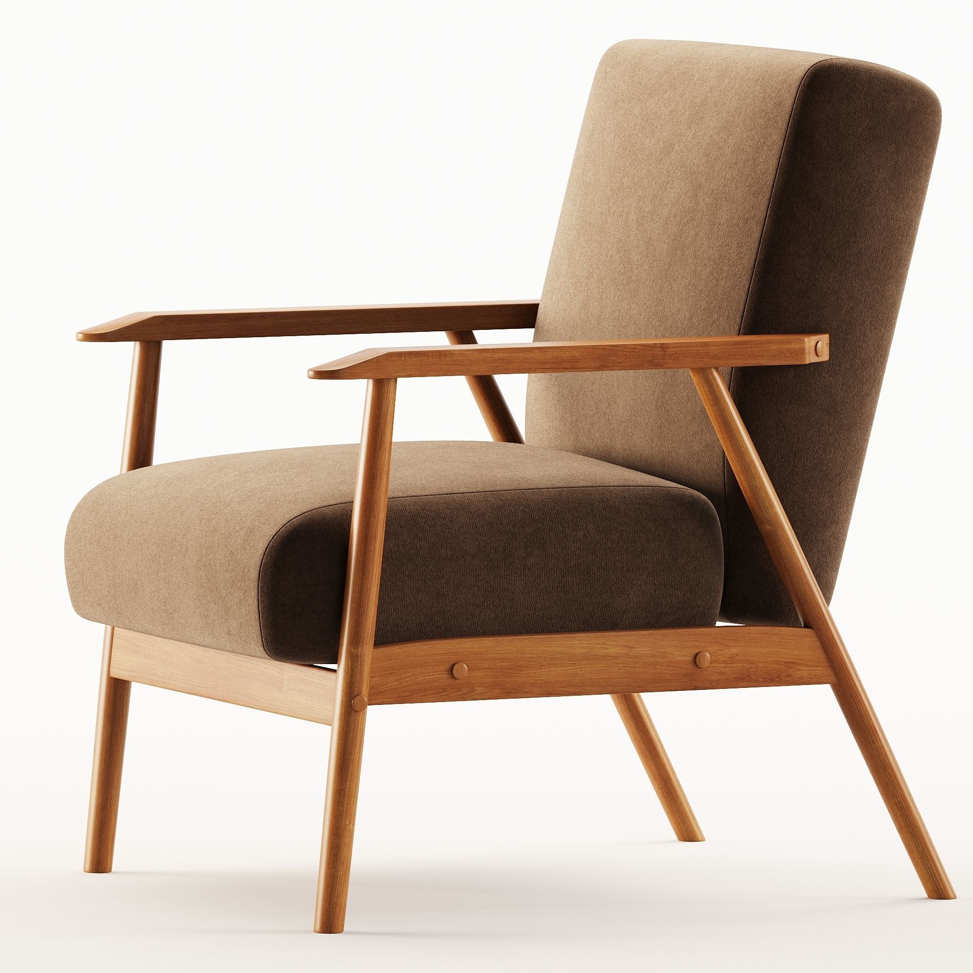 Oskar armchair 3D model_5