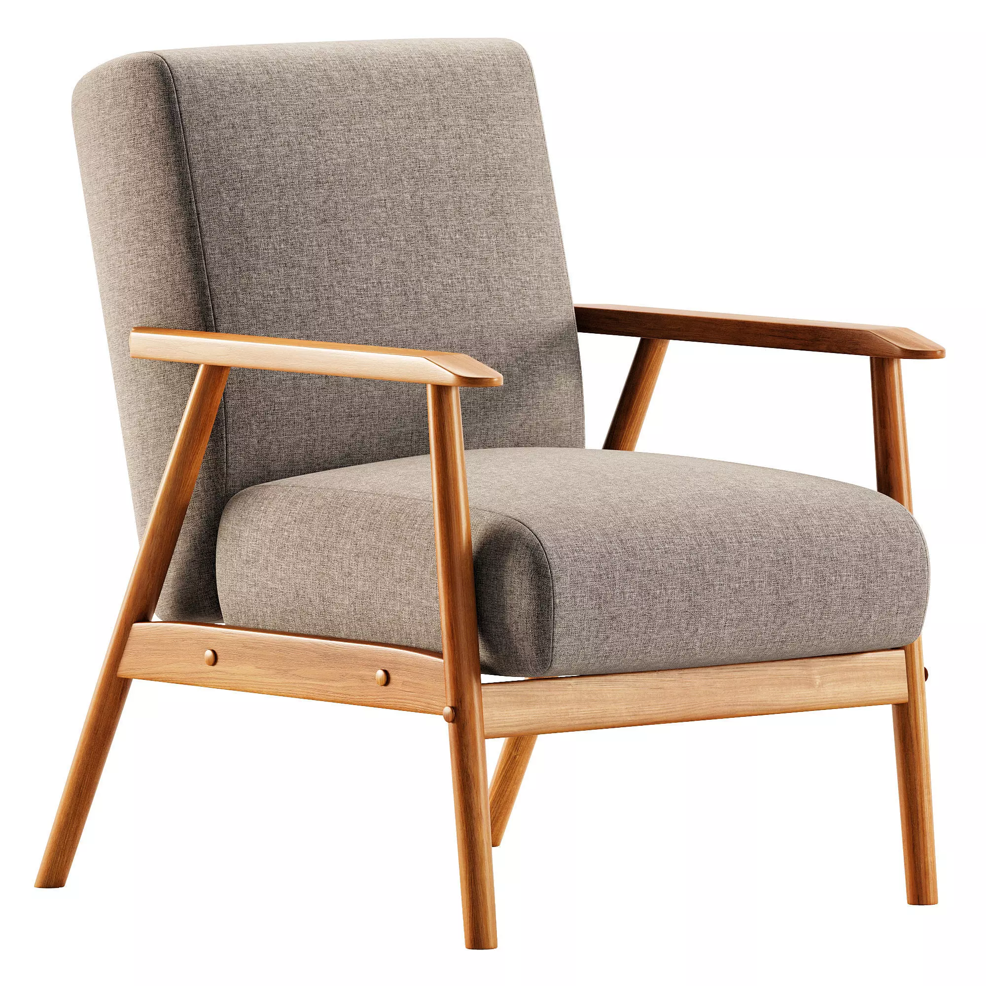 Oskar armchair 3D model_0