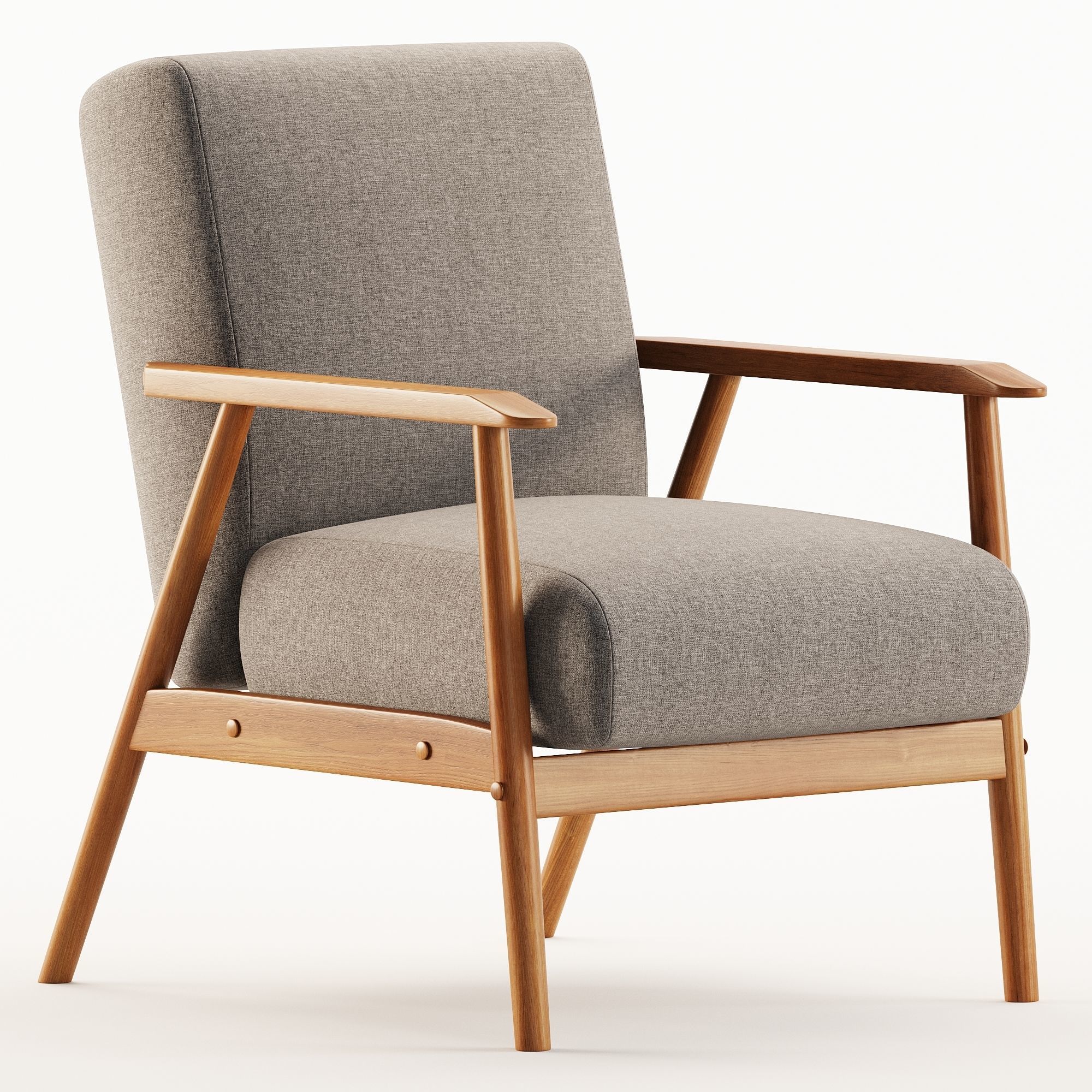 Oskar armchair 3D model_2