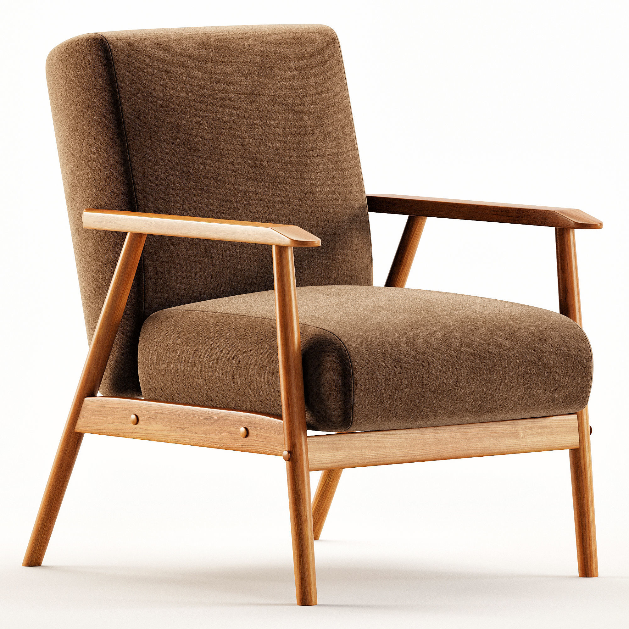 Oskar armchair 3D model_1