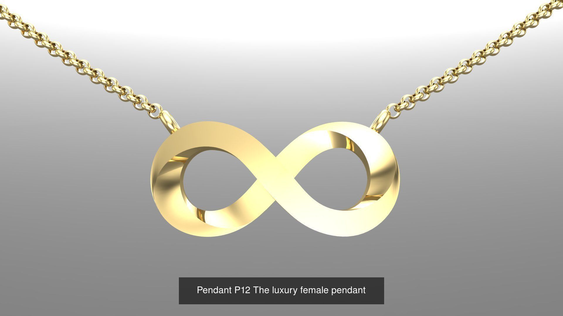 C6 The luxury female pendant 3D Model Collection_5
