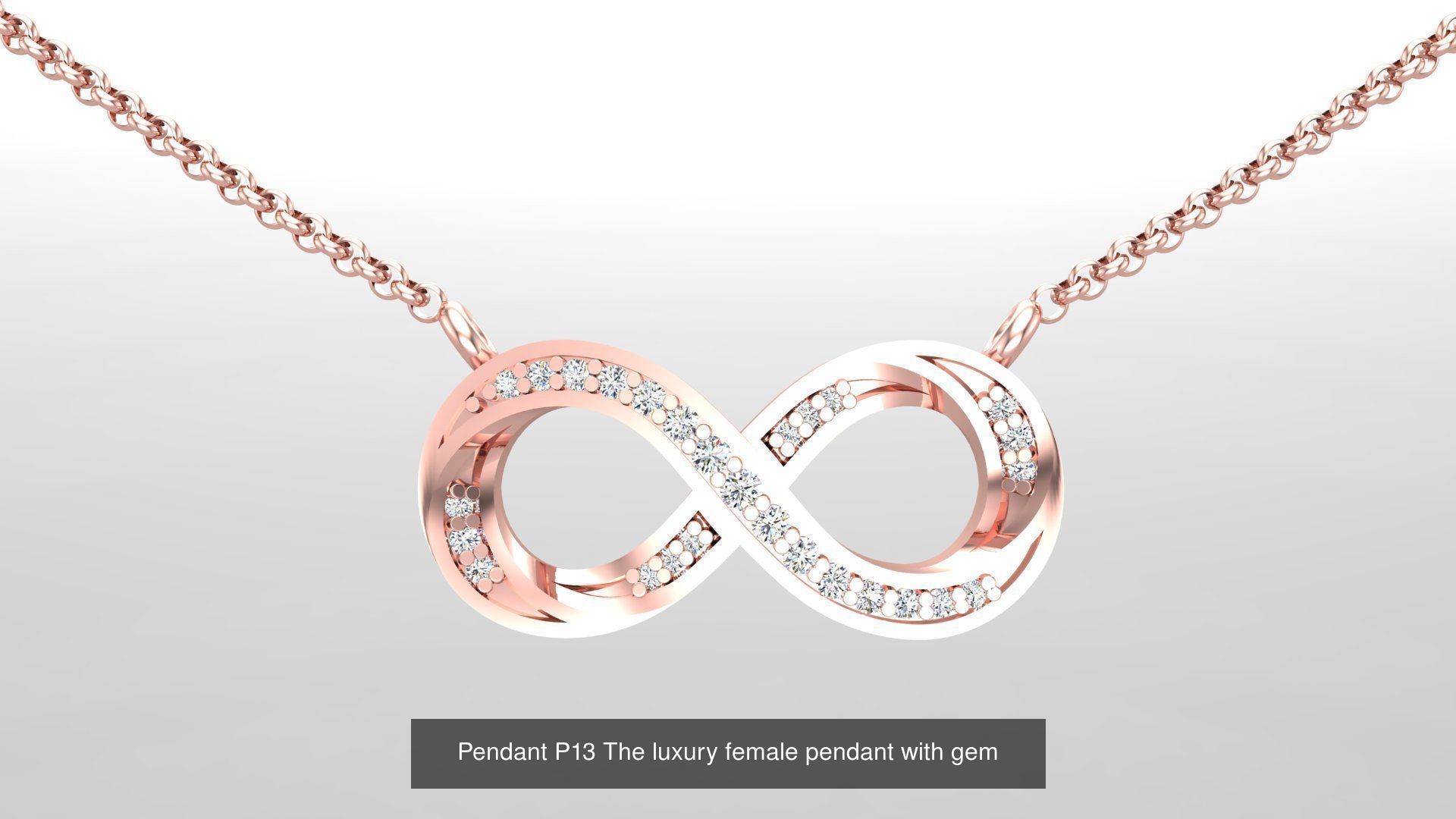 C6 The luxury female pendant 3D Model Collection_6