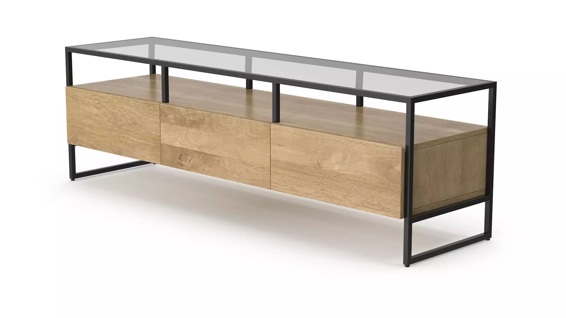 Wooden Unit v1 Low-poly 3D model_0