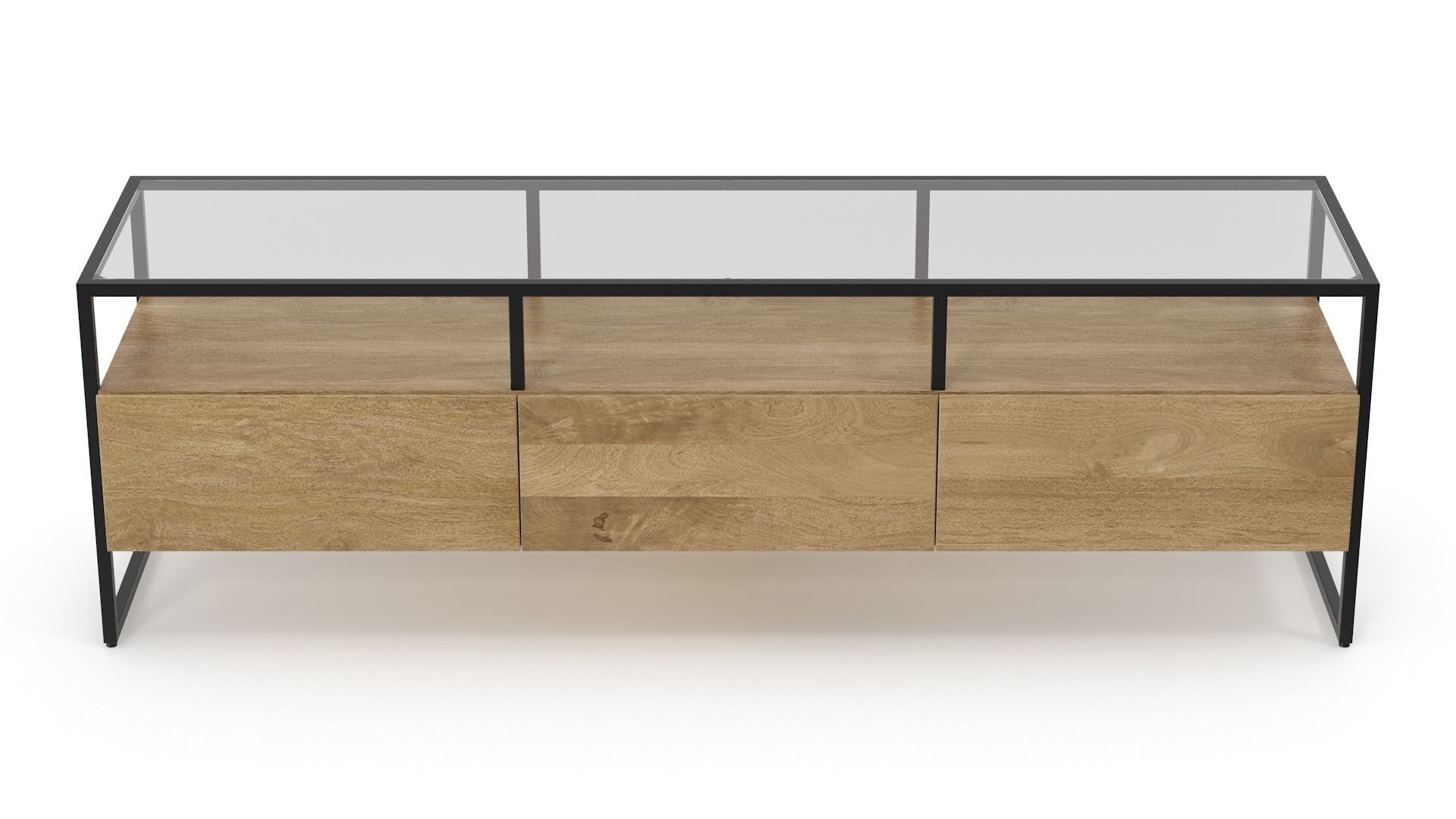 Wooden Unit v1 Low-poly 3D model_2