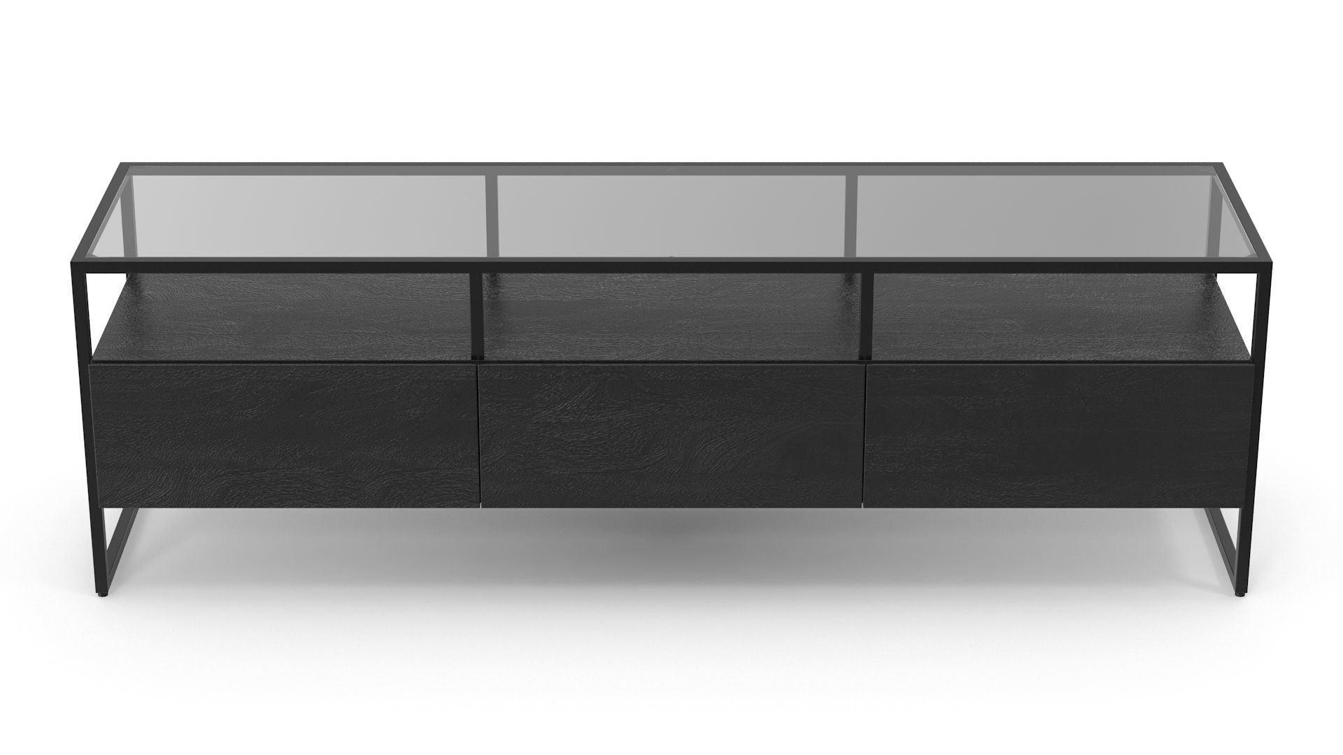 Wooden Unit v2 Low-poly 3D model_2