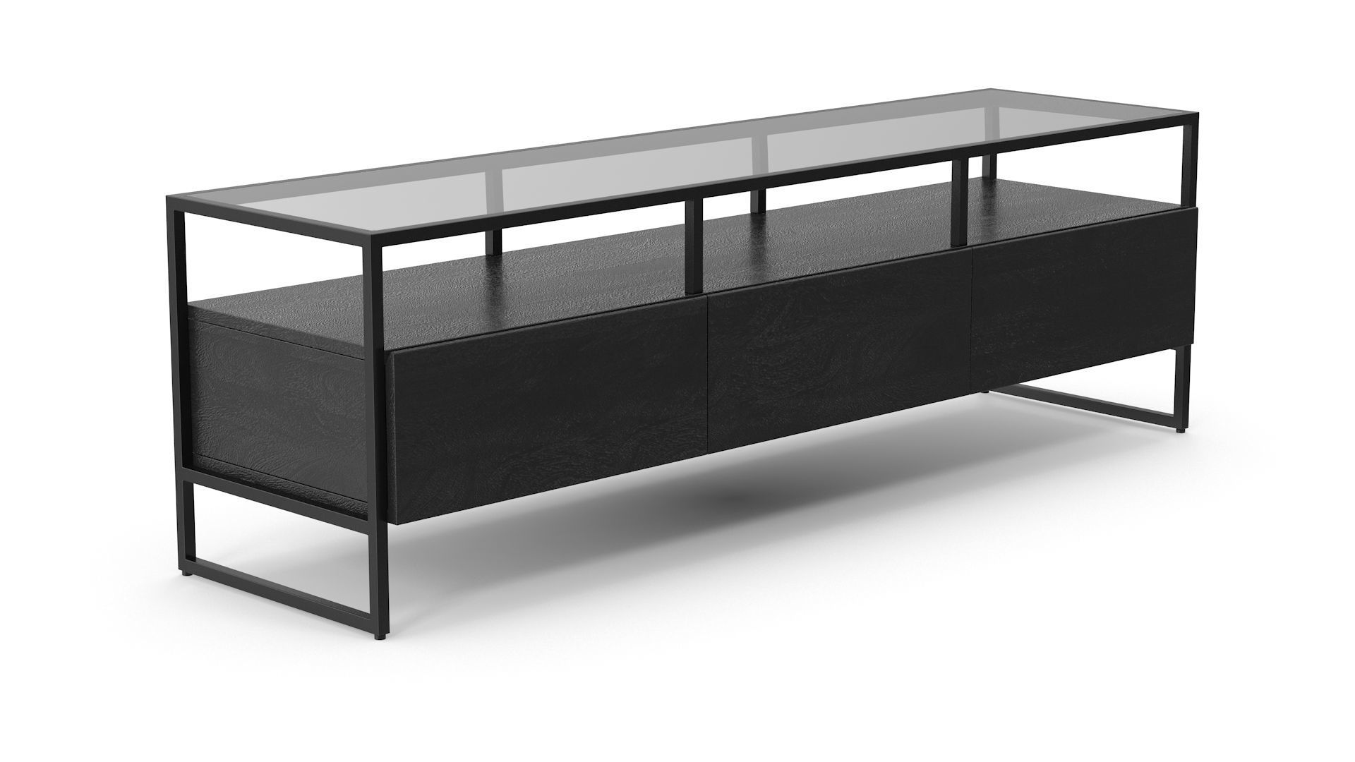 Wooden Unit v2 Low-poly 3D model_3