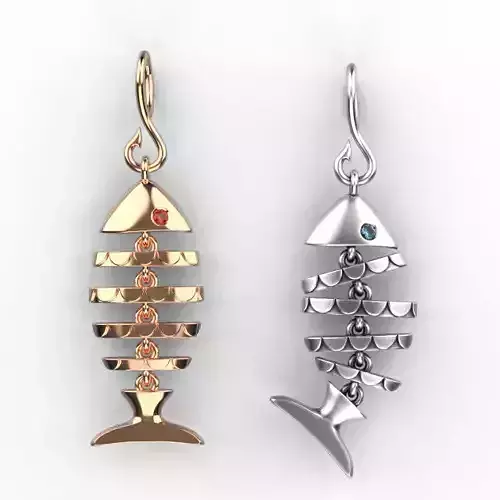 Fish Pendant 3D print model