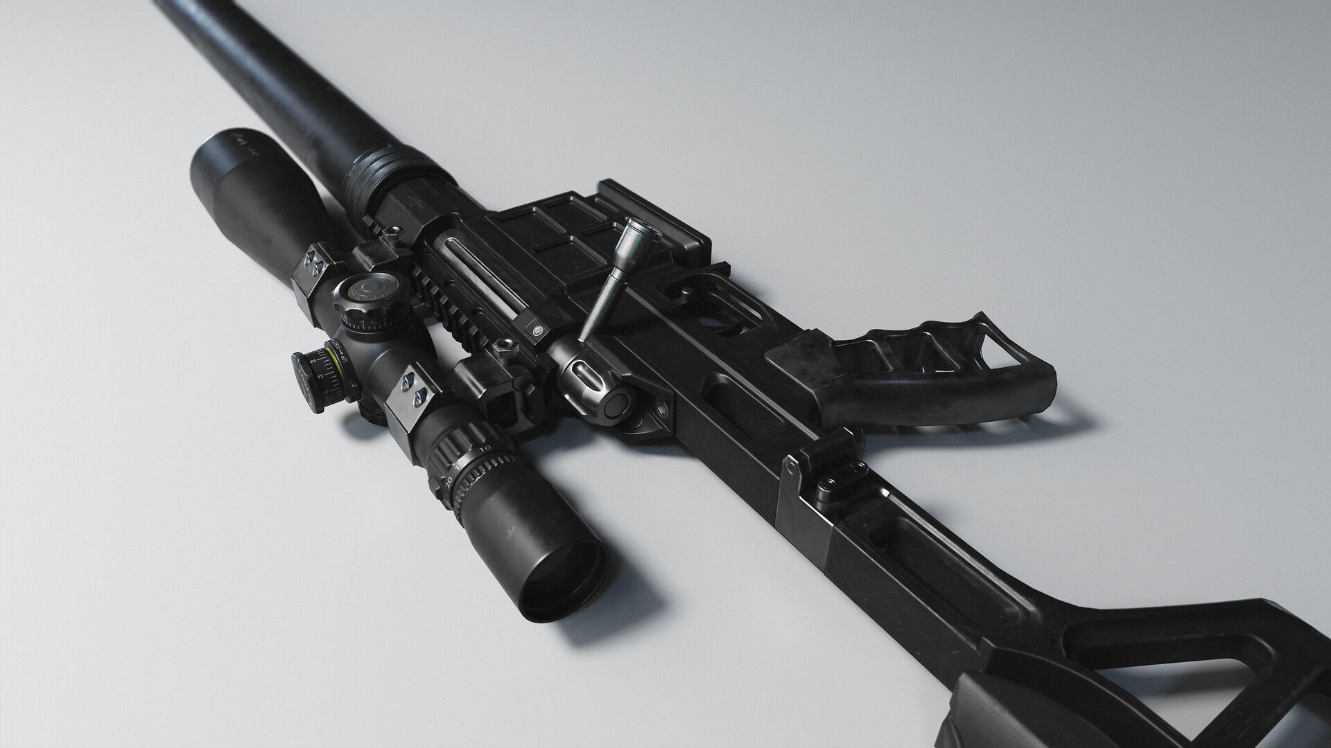 DVL 10 SABOTEUR  Low-poly 3D model Low-poly 3D model_1