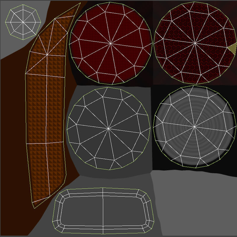 Kenworth T680 Low-poly 3D model_46