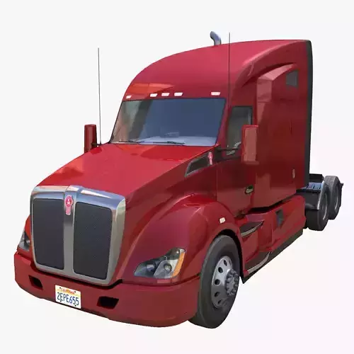 Kenworth T680 Low-poly 3D model