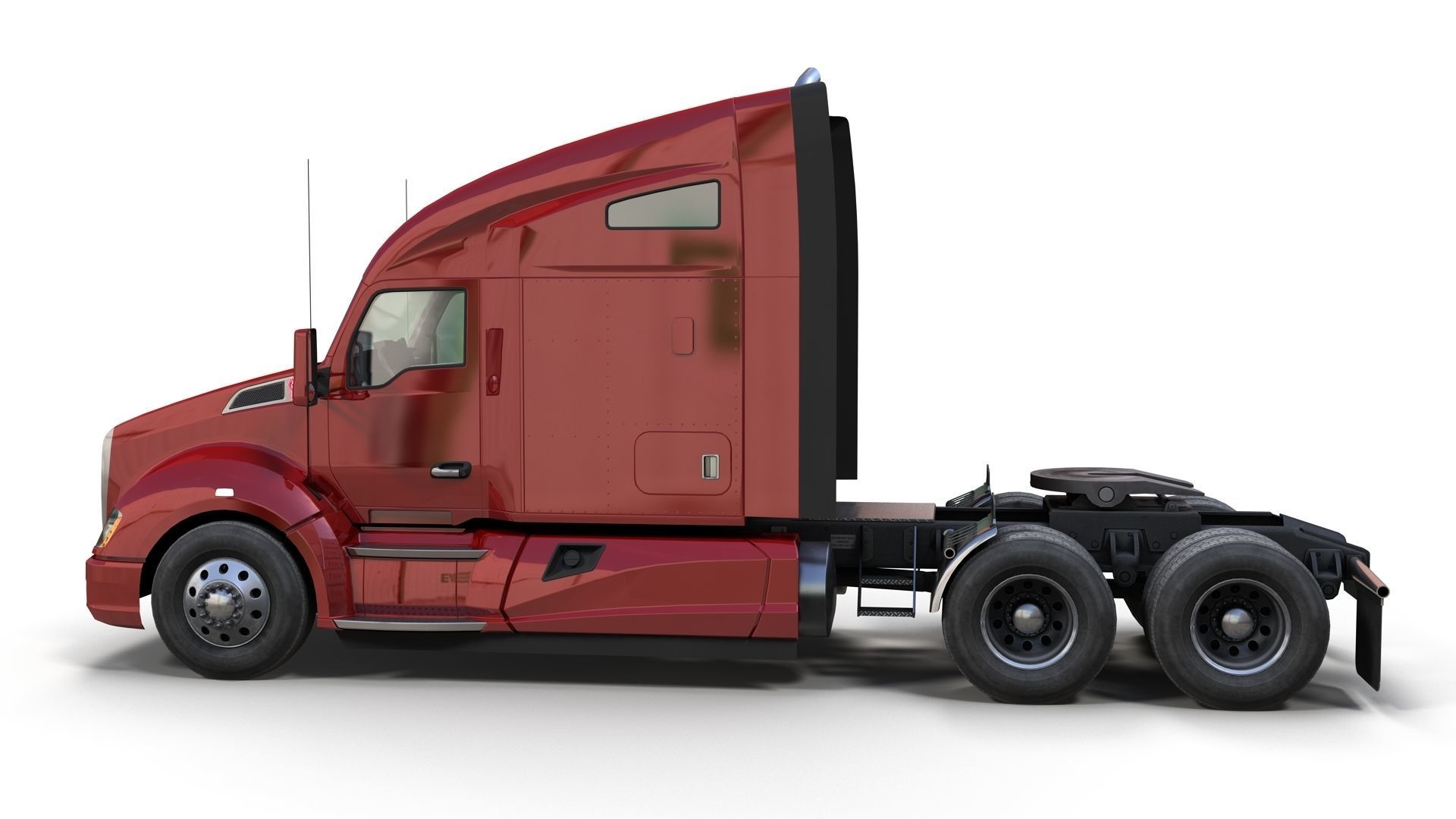 Kenworth T680 Low-poly 3D model_6