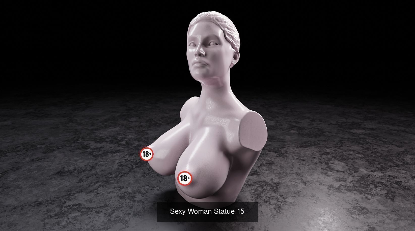 Sexy Girls - Statue Pack 3 3D Model Collection_2