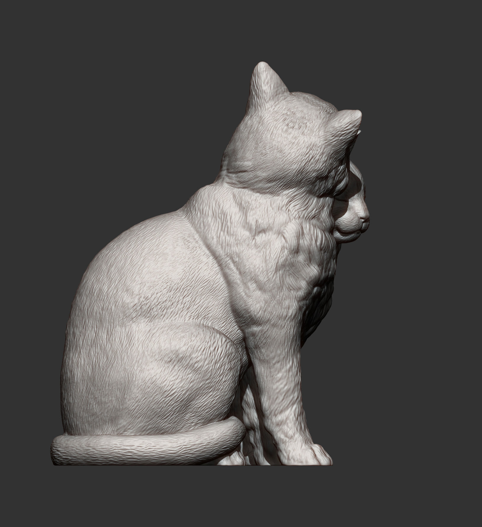 Cats in love 3D print model_9