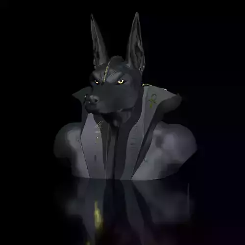 Anubis-Bust  3D print model
