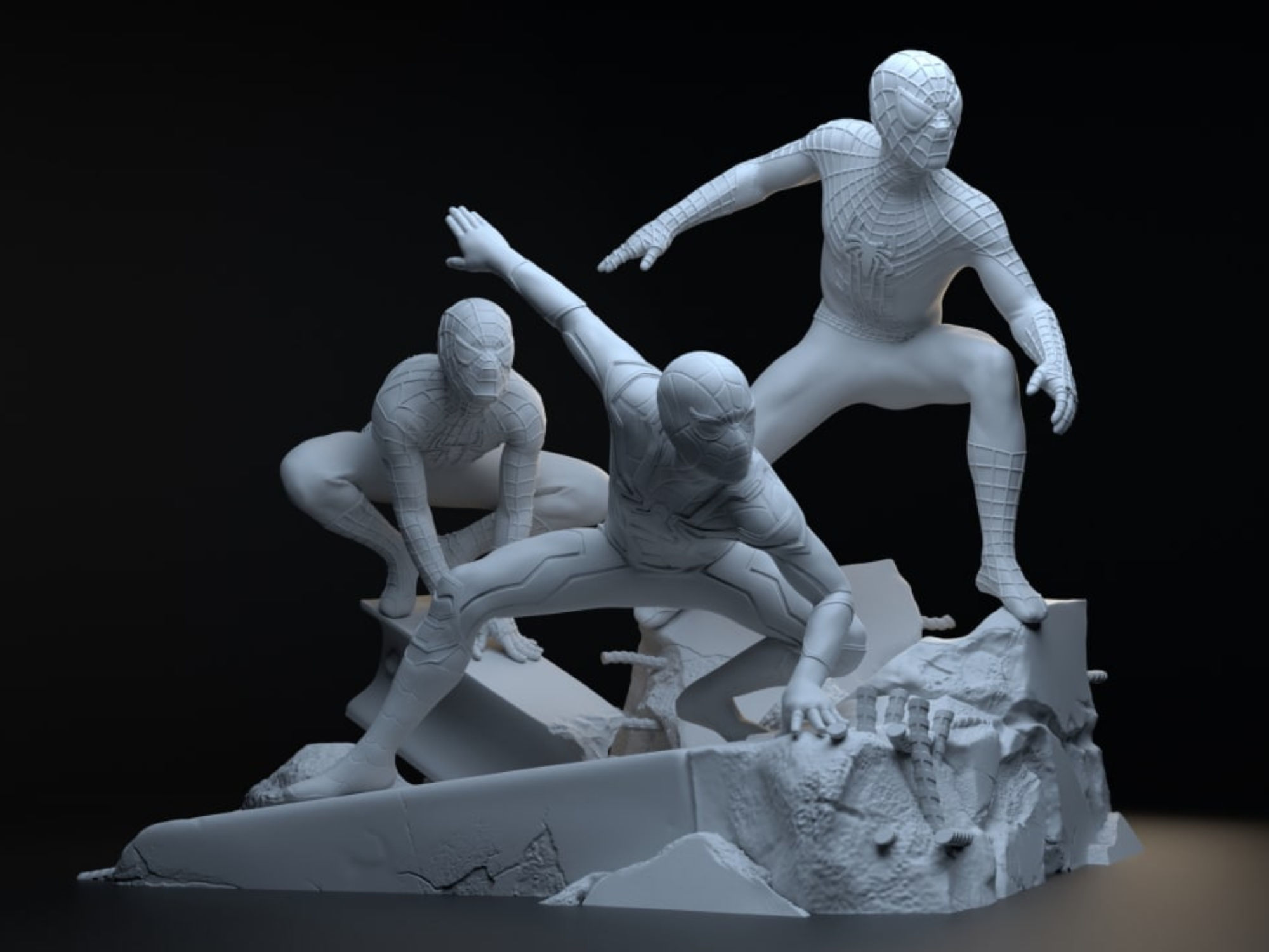 Spider man Tom Holland 3D model 3D printable | CGTrader