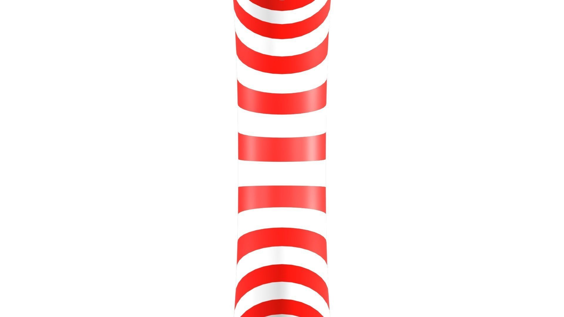 Christmas Candy Cane 3D Model 3D model_9