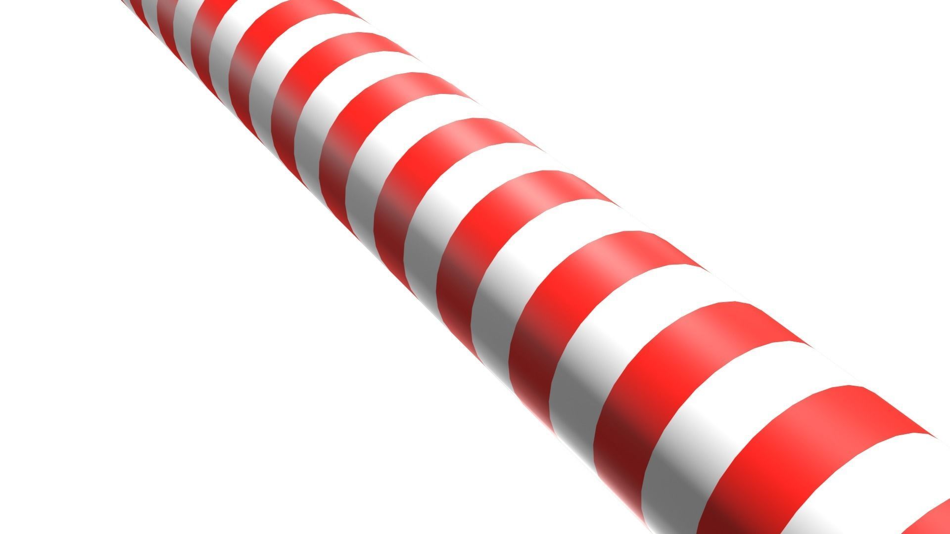 Christmas Candy Cane 3D Model 3D model_6