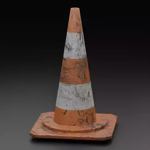 Dirty Traffic Cone