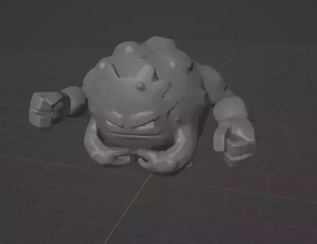 Graveler pokemon 3D print model