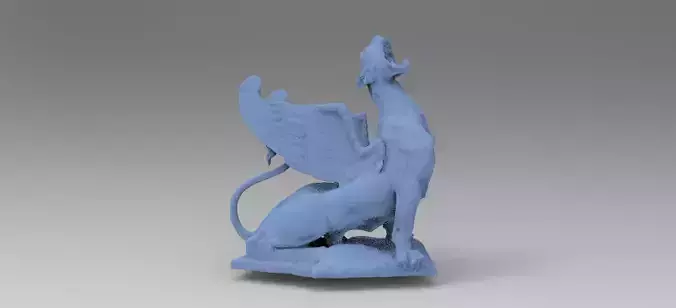 Classical Griffin Roar Sculpture