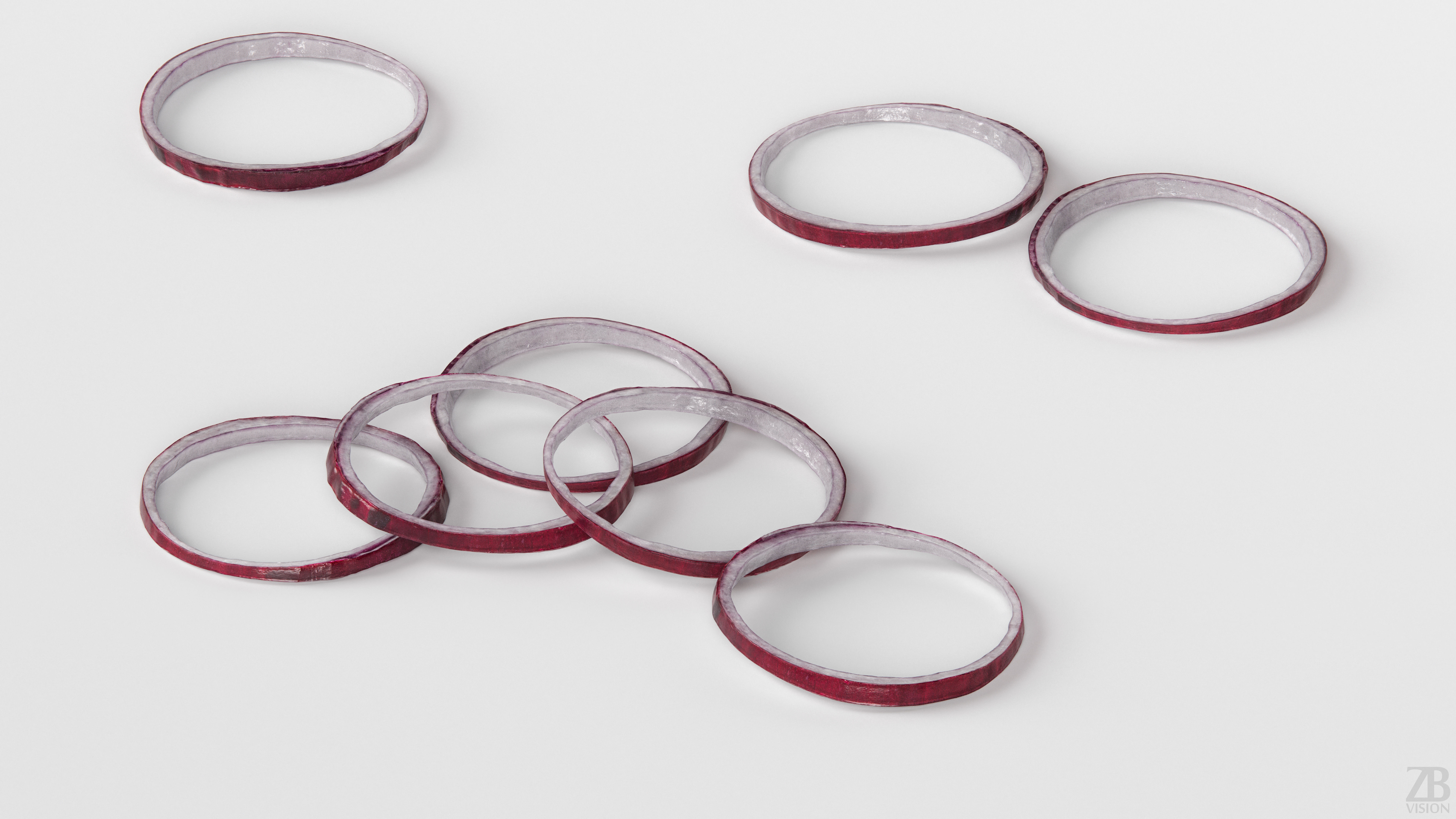 Onion 3D model_2