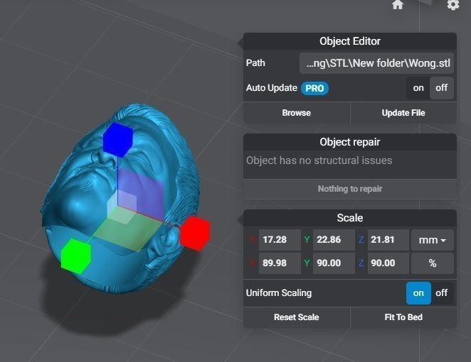 Wong - Headsculpt for Action Figures 3D print model 3D print model_11