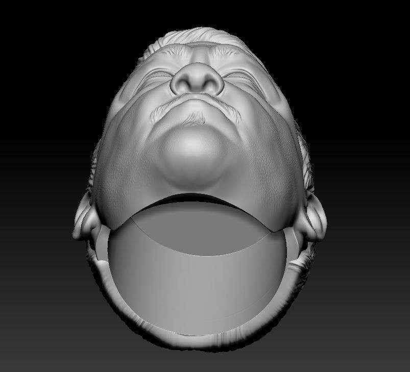 Wong - Headsculpt for Action Figures 3D print model 3D print model_6