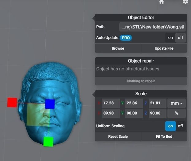 Wong - Headsculpt for Action Figures 3D print model 3D print model_10