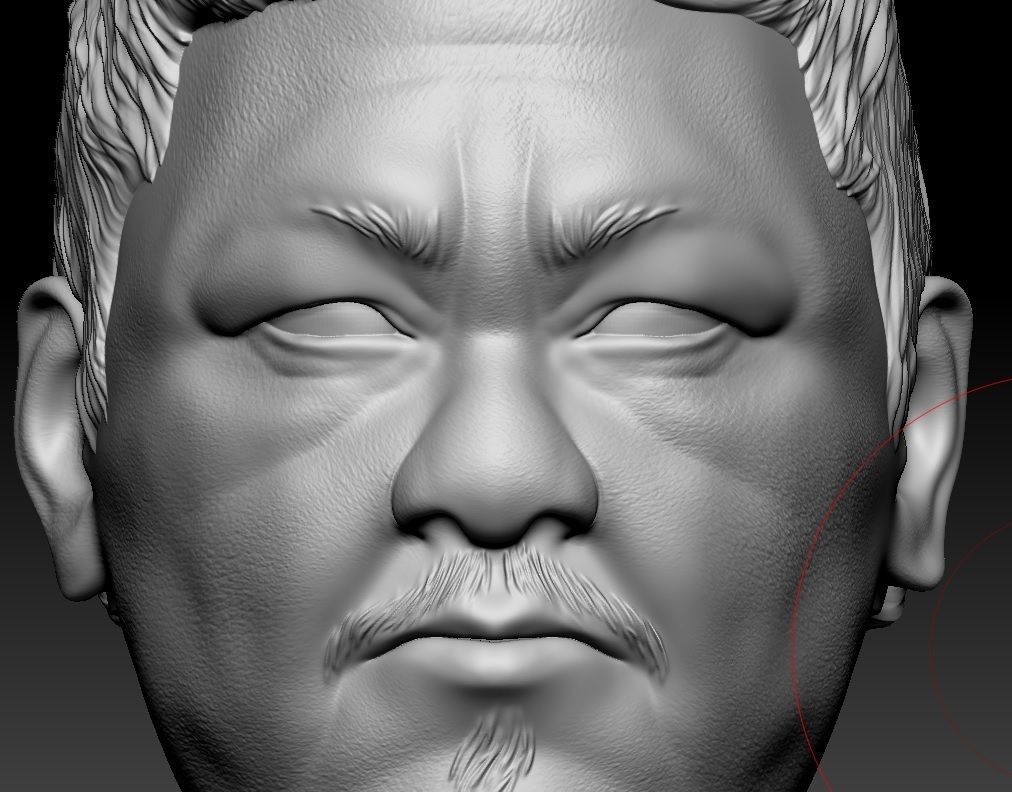 Wong - Headsculpt for Action Figures 3D print model 3D print model_8