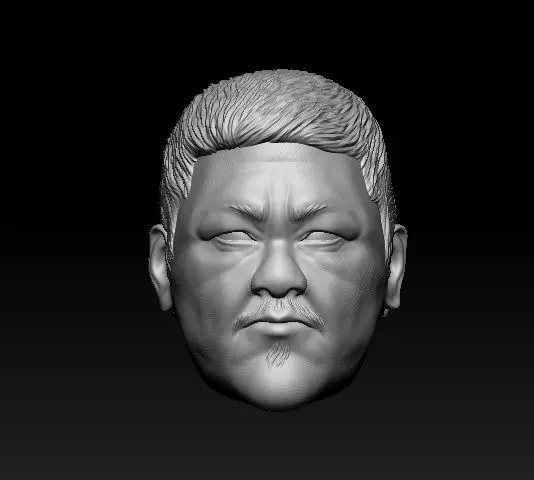 Wong - Headsculpt for Action Figures 3D print model 3D print model_0