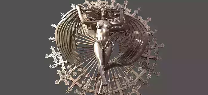 Solar Sun Witch Sculpture 6