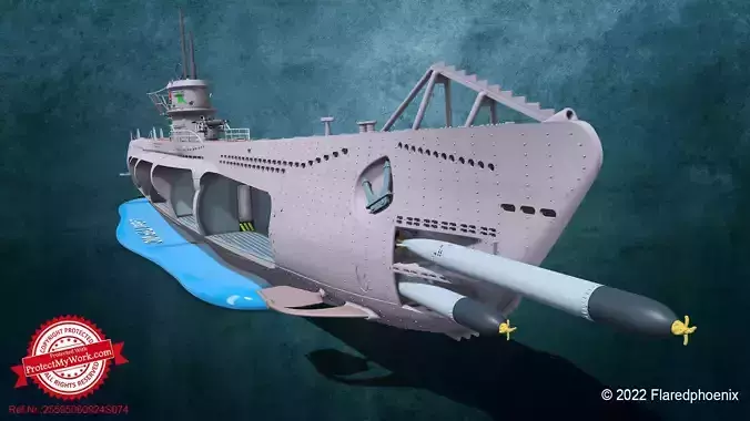 Brettspiel Model U-Boot TYP VIIC  3D print model