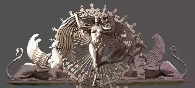 Solar Sun Witch Sculpture series 1