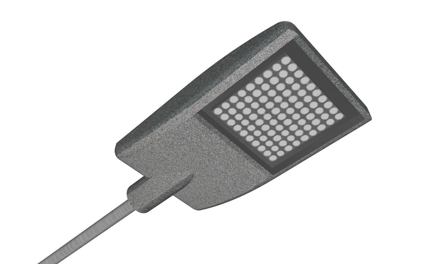 Concrete Lamp Post - Light Pole - Light Post - Street Light 13 3D model_5