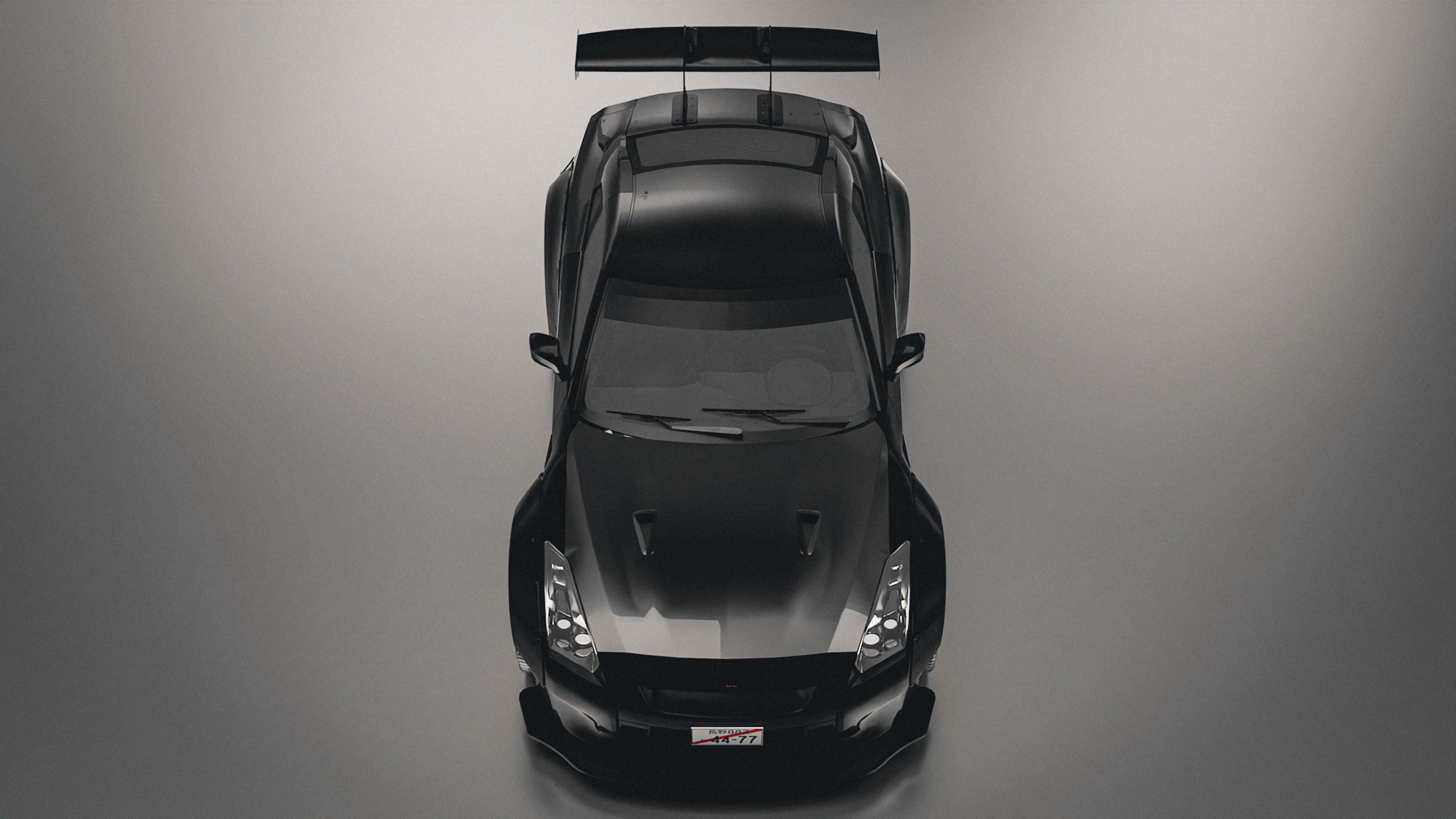 Nissan GTR R35 JDM style Low-poly 3D model_1