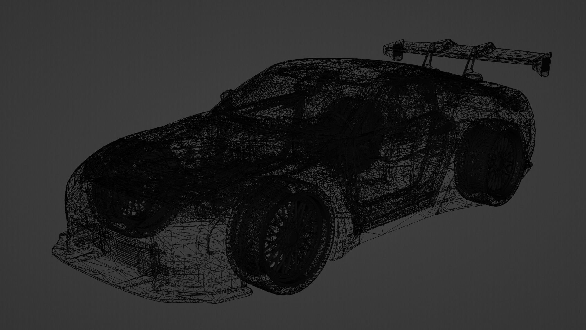 Nissan GTR R35 JDM style Low-poly 3D model_10