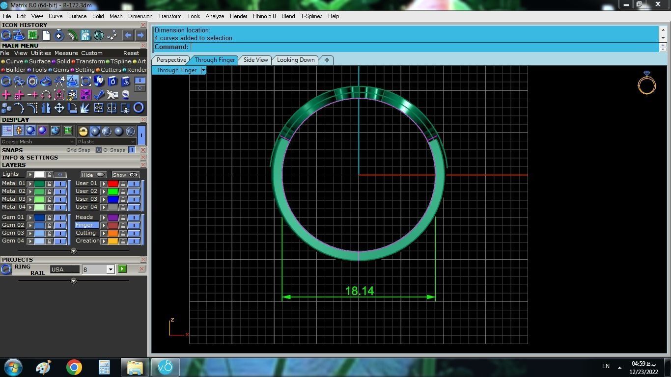 Butterfly Gold Set 3D print model_22