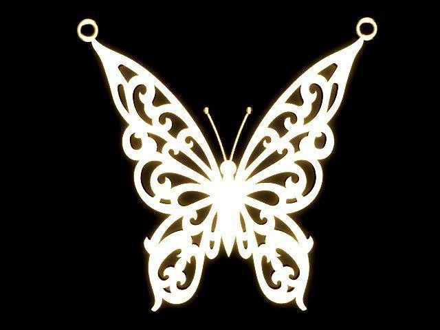 Butterfly Gold Set 3D print model_2