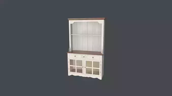 Worn Wooden Cabinet