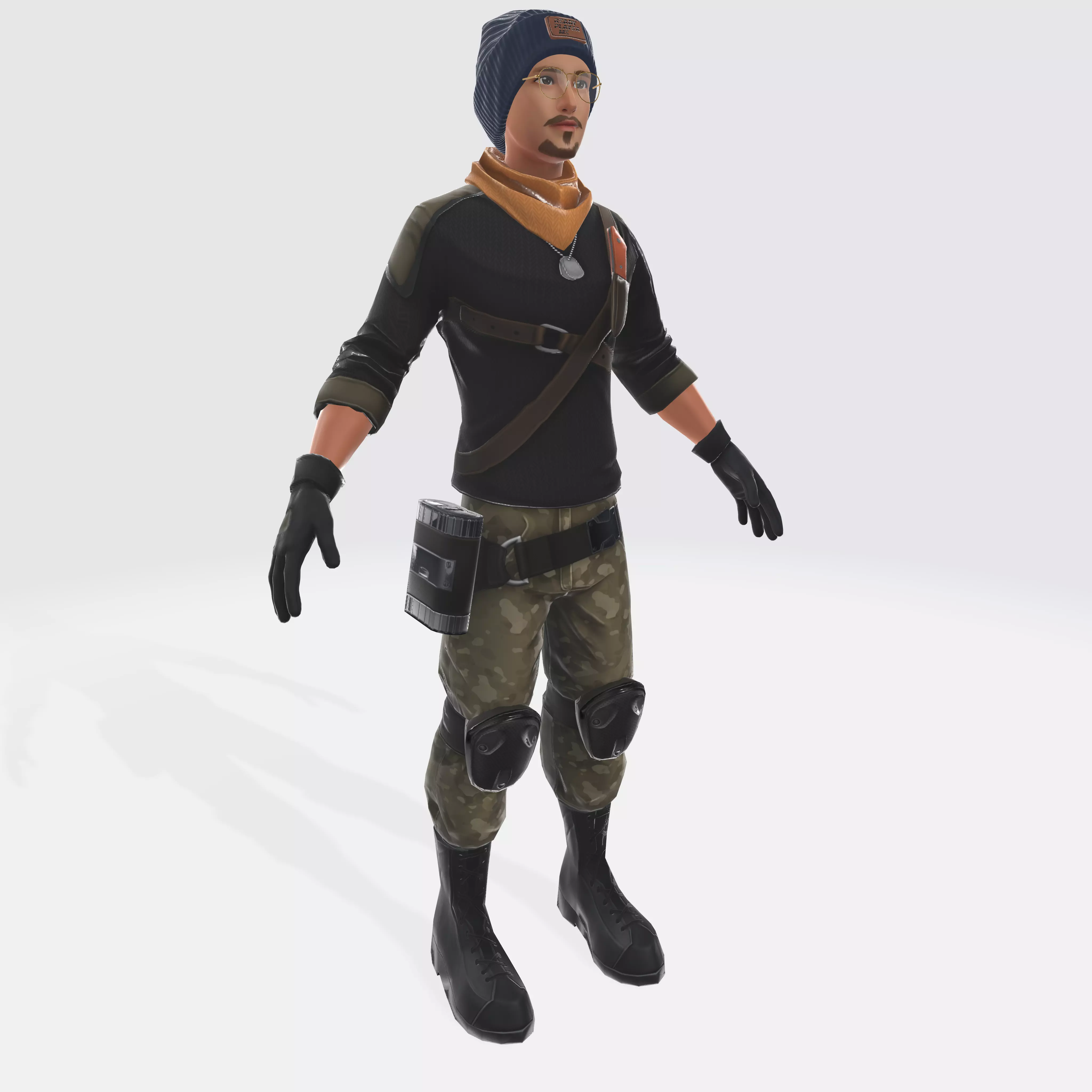 SPENCER - THE EXPLORER Low-poly 3D model