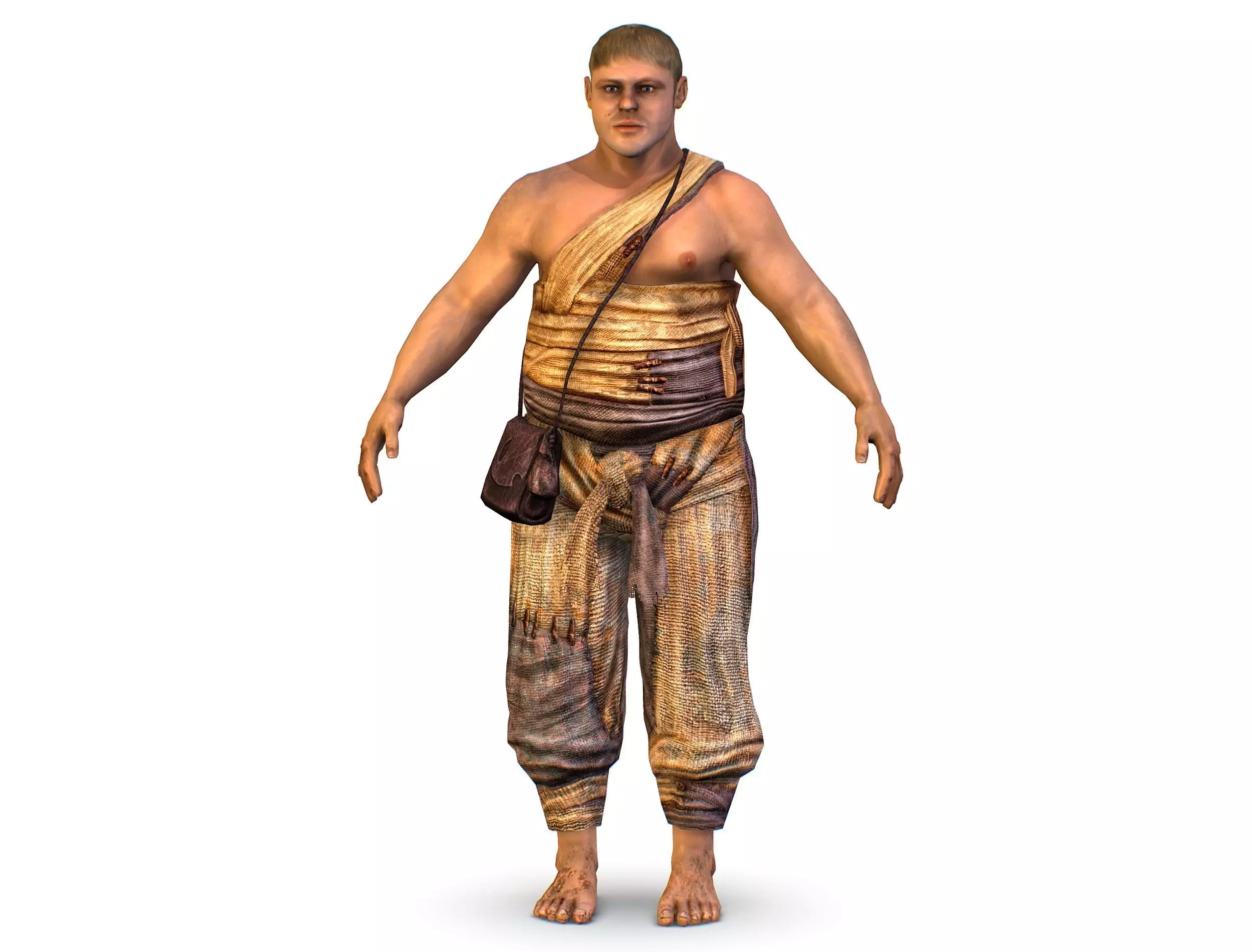 3D model Low Poly model Man Farmer Character VR / AR / low-poly | CGTrader