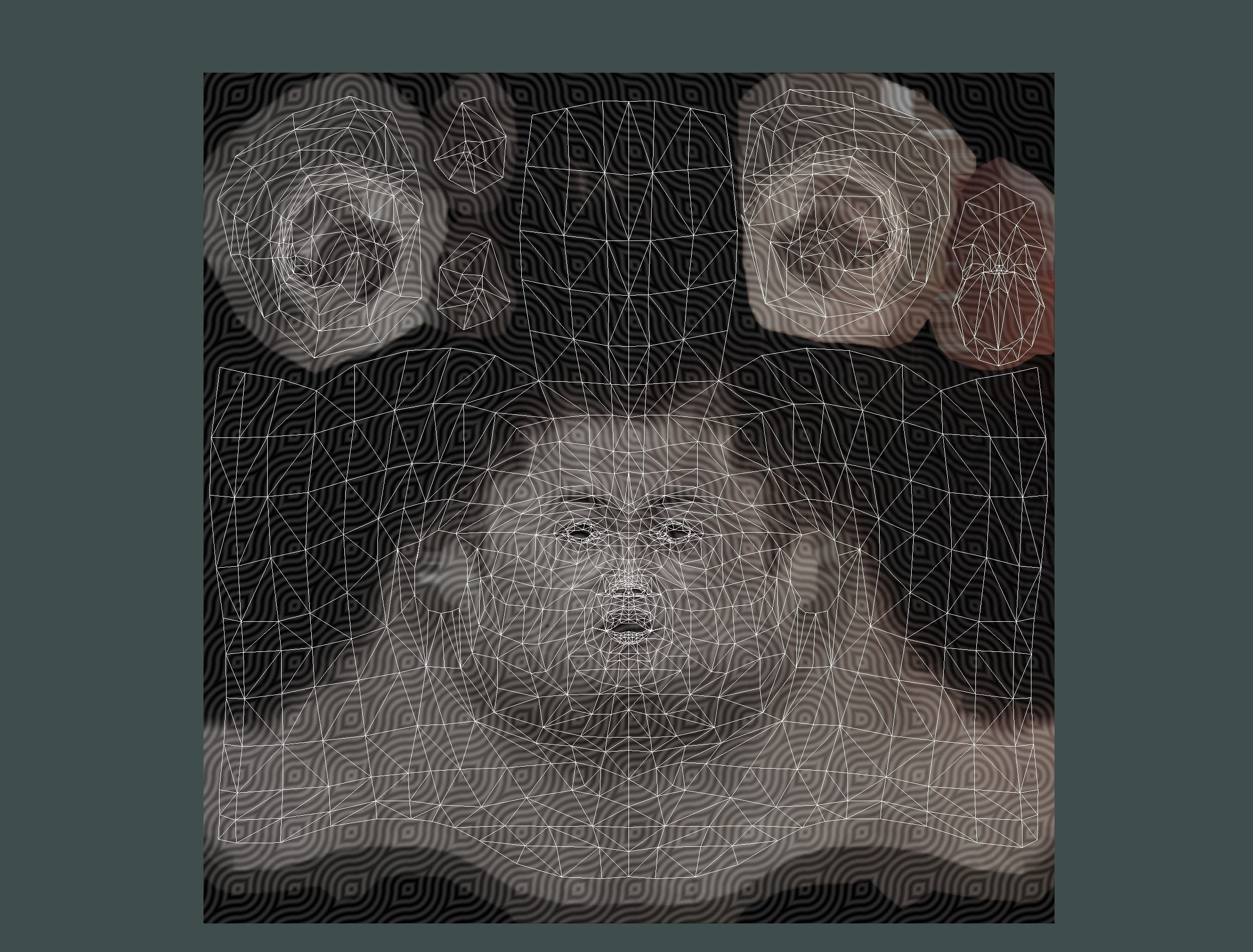 Low Poly model Base Man Character Body Low-poly 3D model_23