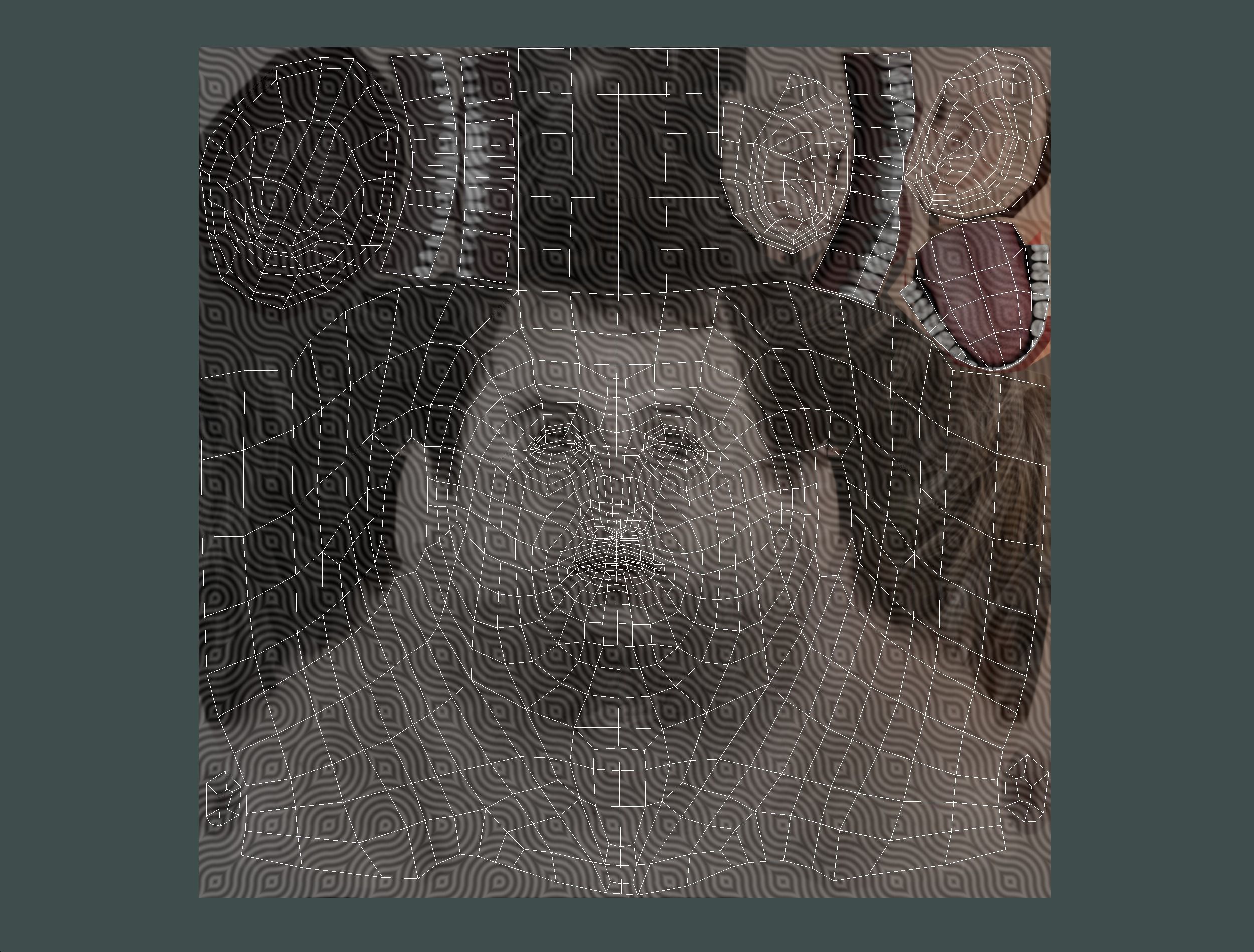 Low Poly model Base Man Character Body Low-poly 3D model_19