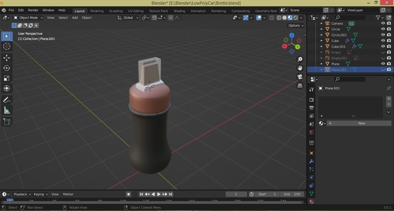 3D Source Bottle Model 3D model_1