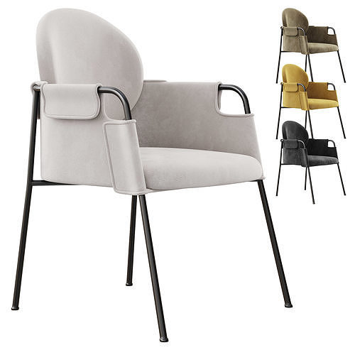 chair Claudio Arm 3D model